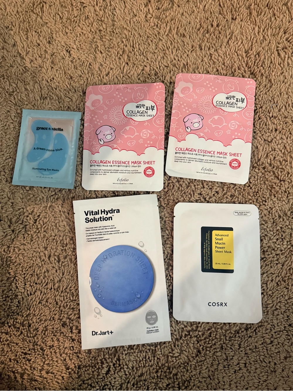 Assorted lot of face mask